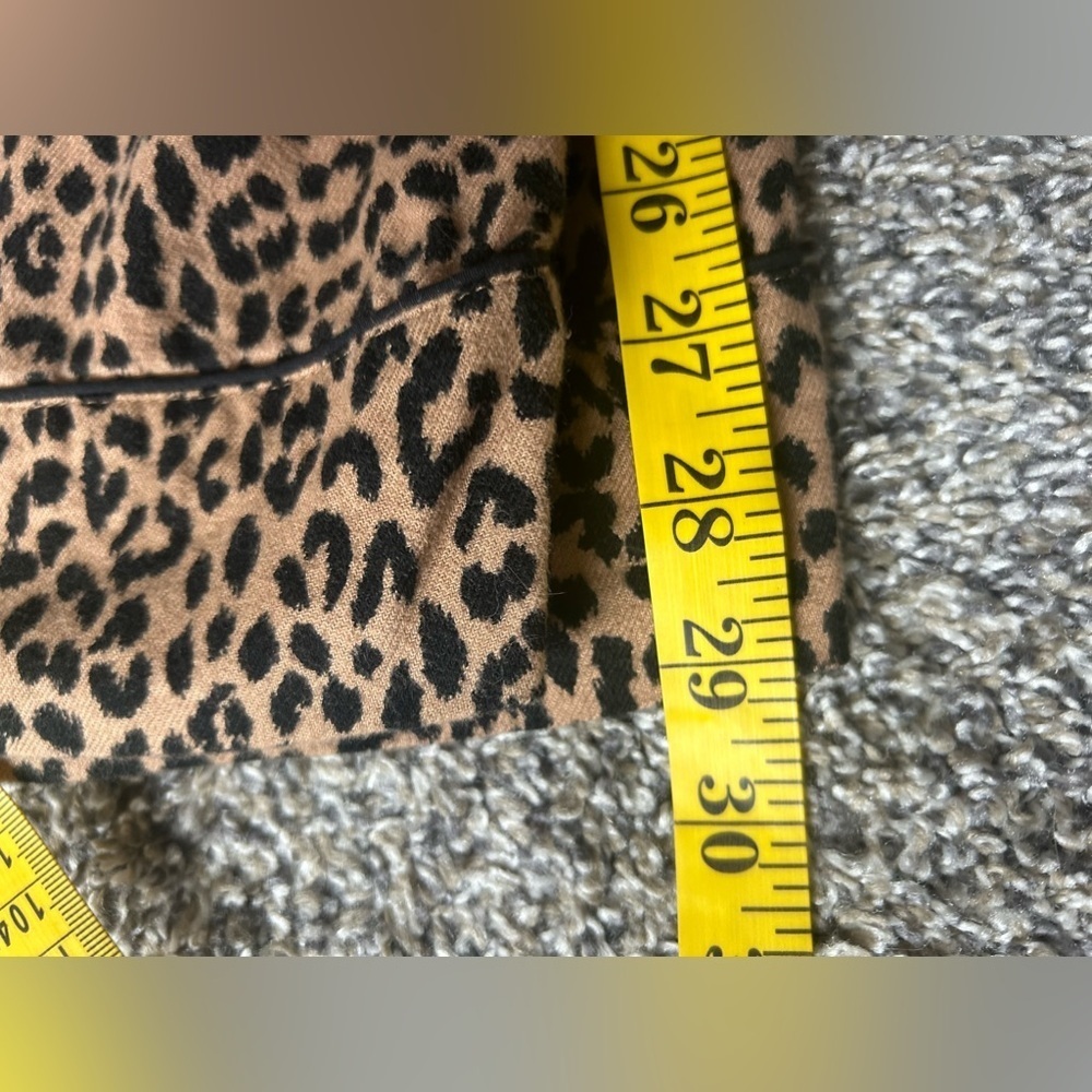 Land’s End 100% cotton cheetah print lounge pants size medium 10-12 - Picture 9 of 9